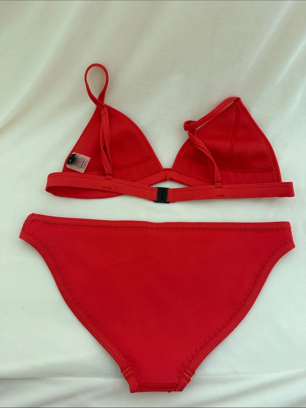 triangl swimwear Red Triangle Bikini Set